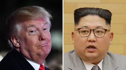 US-Präsident Donald Trump und Nordkoreas Machthaber Kim Jong 