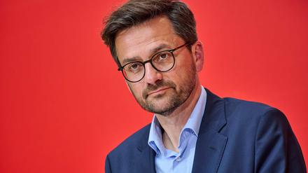 Thomas Kutschaty, stellvertretender Bundesvorsitzender der SPD und Spitzenkandidat für Landtagswahl in Nordrhein-Westfalen. 