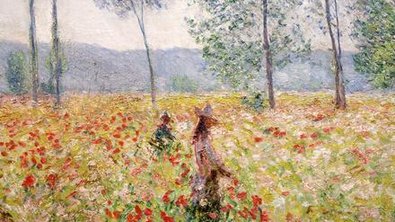 Das Bild "Unter den Pappeln" von Claude Monet war 2017 im Museum Barberini zu sehen.