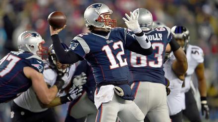 Tom Brady führte die New England Patriots doch noch zum Sieg über die Baltimore Ravens.