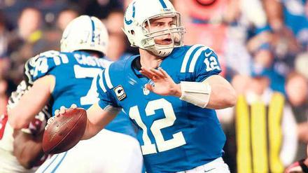 Ein Mann für Indianapolis. Colts-Quarterback Andrew Luck ist die Entdeckung dieser Saison.