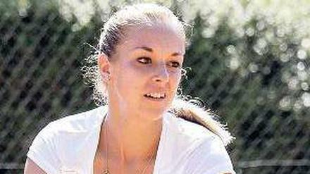 Berlins größtes Talent. Lisickis Tochter Sabine bereitete sich 2013 auf der Anlage des LTTC Rot-Weiß auf die French Open vor.
