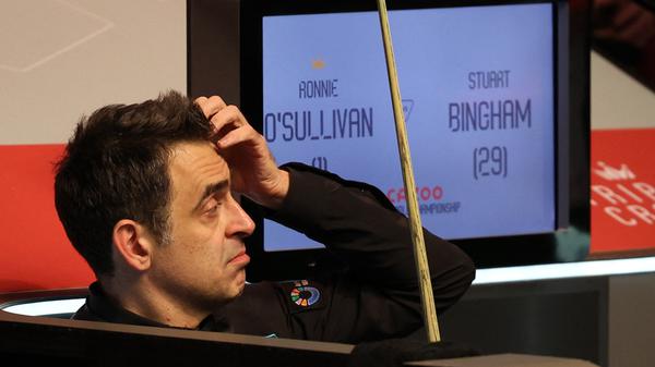 Ronnie O’Sullivan musste gegen Stuart Bingham viel mehr sitzen als gedacht.