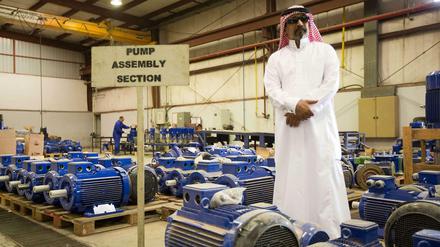 Die Pumpenfabrik KSB in Riad ist ein Joint Venture des deutschen Pumpen- und Armaturenherstellers KSB und des saudi-arabischen Handelspartners Abunayyan Trading.