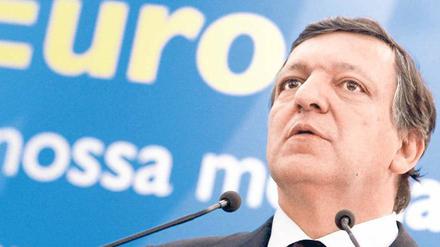 Zu viel geplappert? In der Berliner Regierung ist man jedenfalls sauer auf EU-Kommissionspräsident Manuel Barroso, der den Rettungsschirm ausdehnen möchte. Foto: dpa