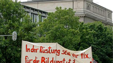 Vielstimmig. Studierende in Bayern haben häufig gegen Gebühren protestiert; hier 2009 in München. Doch jetzt braucht ihr Anliegen 940 000 Unterstützer.