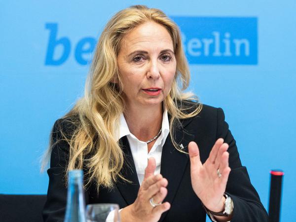 Berlins Polizeipräsidentin Barbara Slowik.