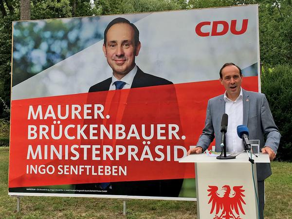 Vom Maurer zum Brückenbauer - und in die Politik: CDU-Spitzenkandidat für die Landtagswahl in Brandenburg, Ingo Senftleben.