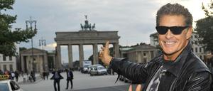Eine besondere Beziehung zu Berlin. Dieses Jahr Silvester möchte David Hasselhoff wieder am Brandenburger Tor singen.