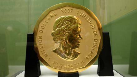 Die "Big Maple Leaf" gilt als die zweitgrößte Goldmünze der Welt. 