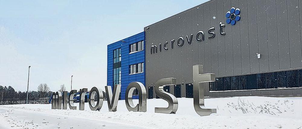 Die neue Europazentrale von Microvast im brandenburgischen Ludiwgsfelde.