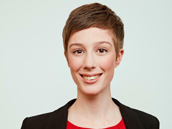 Julia Schmidt, Landesvorsitzende von Bündnis 90/Die Grünen in Brandenburg.