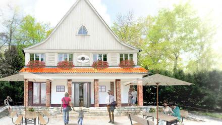 Die Vision. Ein gemeinnütziges Café, Kultur und soziale Nutzungen gehören zu den Ideen für das alte Parkwächterhaus.