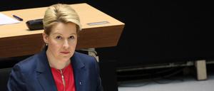 Baut für weiterhin steigende Infektionszahlen und Personalausfälle vor: Berlins Regierende Bürgermeisterin Franziska Giffey (SPD).