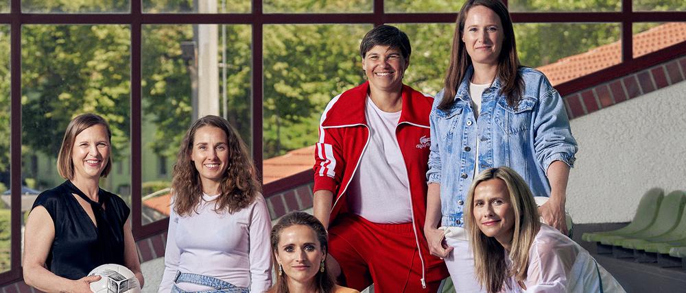 Die Gründerinnen des Frauenteams FC Viktoria Berlin im Sommer 2022 – kurz nach der Übernahme des Vereins.