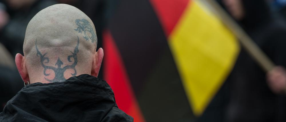 Rechtsextremismus bleibt das Hauptproblem in Brandenburg, die Szene ist weiter groß.