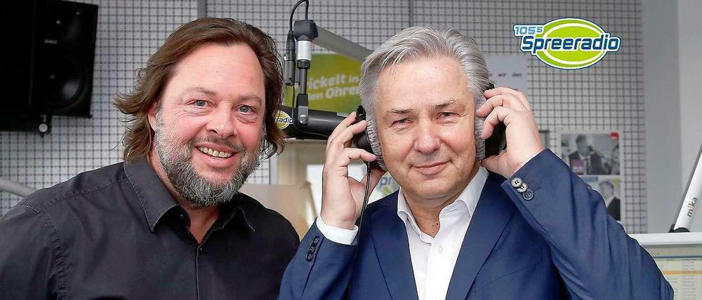 Wöchentlicher Plausch: Radiomoderator Jochen Trus und Klaus Wowereit, der Ex-Regierende von Berlin, gehen ab jetzt wöchentlich auf Sendung.