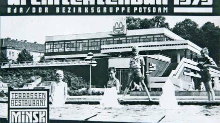 1977 wurde das „Minsk“ als belorussische Folkloregaststätte eröffnet – parallel zum Restaurant „Potsdam“ in Minsk.