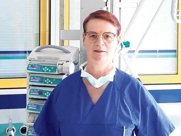 Ärztin Ulrike Suhl muss vielleicht bald über Leben und Tod entscheiden. 