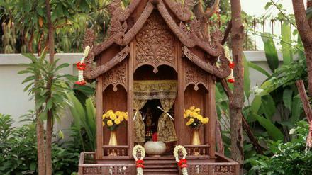 Geisterhaus in Thailand.