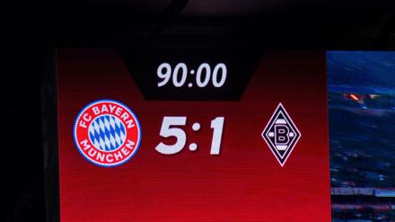 Klare Sache. Das Spiel der Bayern gegen Mönchengladbach wurde von Sky Sport News live im Free-TV übertragen. 