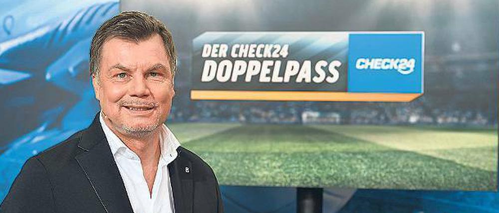 Fußballtalk. Thomas Helmer moderiert den „Doppelpass“.