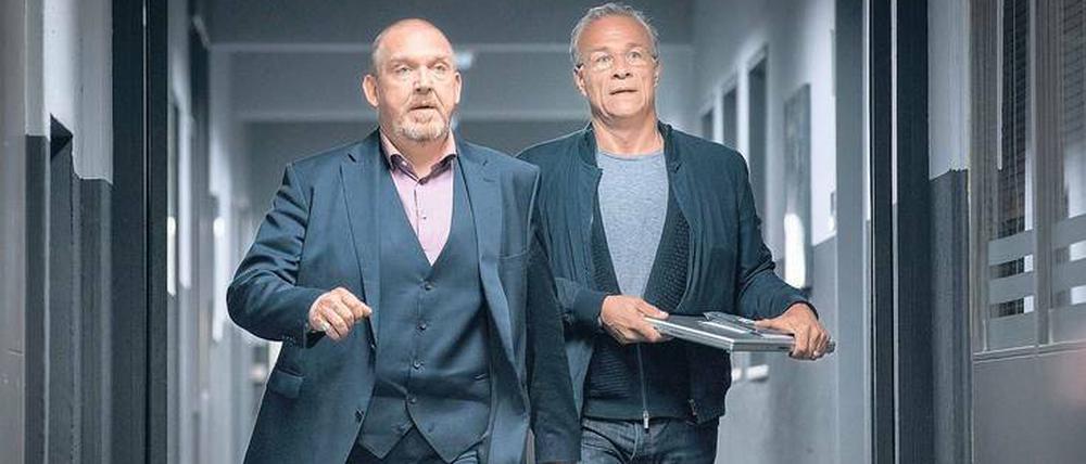 Mal Kommissare, mal Seelsorger: Freddy Schenk (Dietmar Bär, links) und Max Ballauf (Klaus J. Behrendt). 