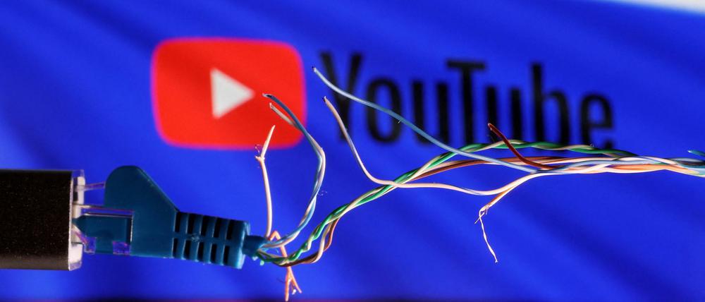 Youtube greift ein, löscht Videos, die den Ukraine-Krieg leugnen.