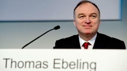 Der Vorstandsvorsitzende der ProSiebenSat1 Media AG, Thomas Ebeling, sieht eine "Kernzielgruppe" von ein bisschen fettleibigen und ein bisschen armen Zuschauern.