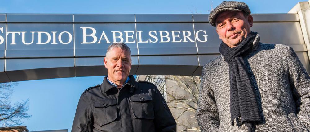 Christoph Fisser (links) und Tom Zickler betreiben die Traumfabrik Babelsberg GmbH.