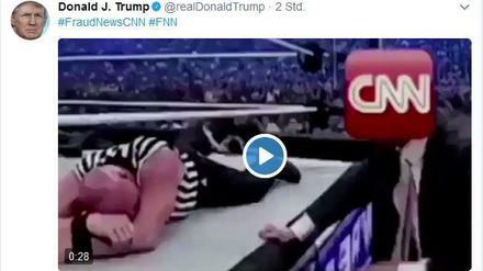Attacke auf CNN: Der Tweet des US-Präsidenten
