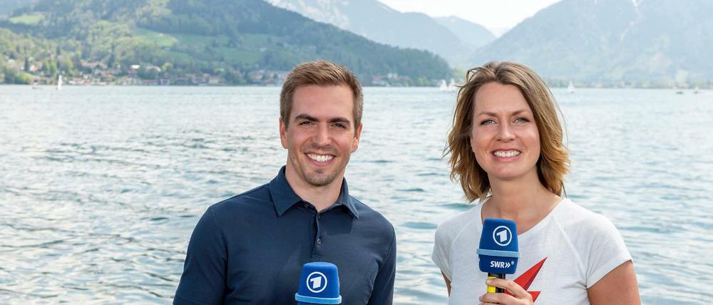 Weltmeister im Gespräch - mit Moderatorin Jessy Wellmer und Philipp Lahm