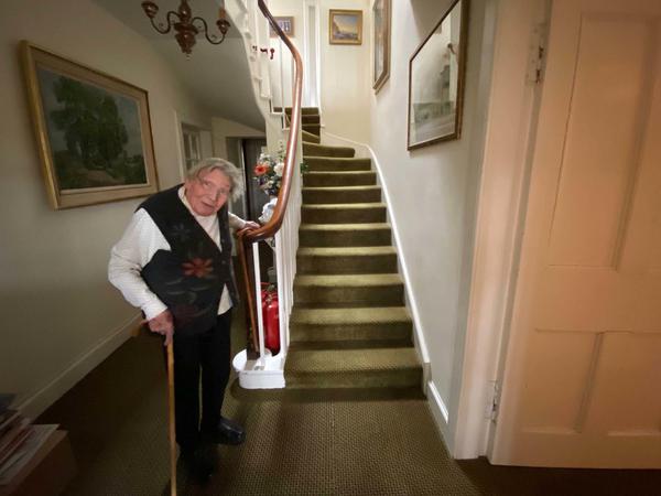 Margaret Payne will 282 Mal ihre Treppe hochgehen.