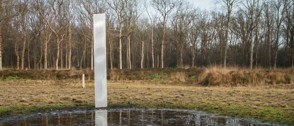 Ein Monolith im Norden der Niederlande.