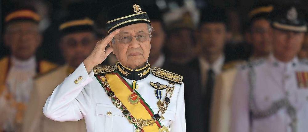 Malaysias Regierungschef Mahathir Mohamad.