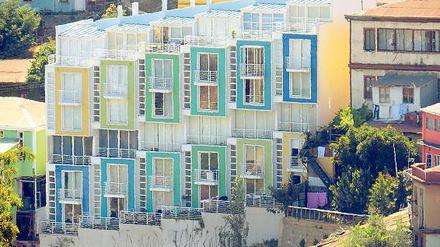 Valparaiso, die Hafenstadt im Norden, mag es bunt.