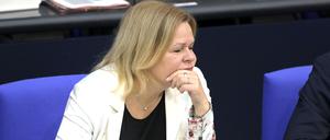 Nancy Faeser hatte im Februar angekündigt, bei der Landtagswahl am 8. Oktober in Hessen für die SPD zu kandidieren.