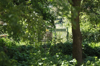 Die Kleingartenanlage Angergrund in Babelsberg ist gesperrt. 