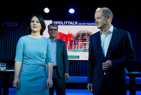 Annalena Baerbock und Olaf Scholz wollen beide ins Kanzleramt und den Potsdamer Wahlkreis gewinnen. 