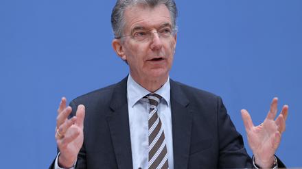 Christoph Heusgen, Vorsitzender der Münchner Sicherheitskonferenz (MSC), bei einer Pressekonferenz (Archivbild vom 12.02.2023).