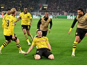 Dortmund träumt von der Rückkehr nach Wembley, auch dank eines überragenden Marcel Sabitzers (Mi.).