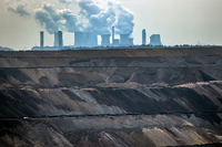 In Brandenburg wäre man von einem Kohleausstieg besonders betroffen. Hier ist der Tagebau in Welzow-Süd in der Lausitz zu sehen. 
