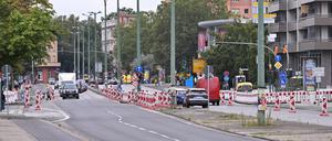 Auf Potsdams Straßen sorgen zahlreiche Baustellen für Verkehrseinschränkungen.