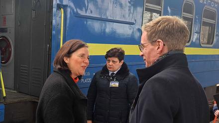 Katrin Göring-Eckardt, Vizepräsidentin des Deutschen Bundestages, ist in Kiew zu einem mehrtägigen Besuch eingetroffen.