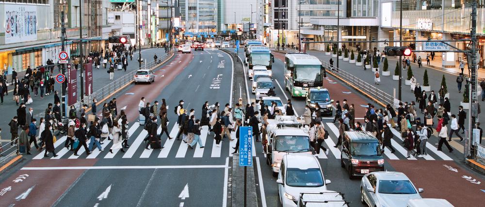In Tokio kommen auf 100 Bewohner 22 PKW, in Berlin sind es 34.