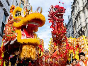 Chinese New Year celebration in London.