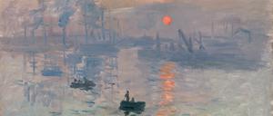 Monets Gemälde „Impression, Sonnenaufgang“ von 1872 gab dem Impressionismus seinen Namen. Jetzt ist es für acht Wochen in Potsdam zu sehen.