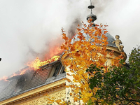 In der Menzelstraße war im Oktober ein Dachstuhl in Brand geraten.