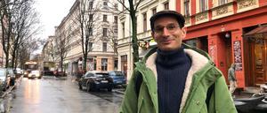 Motiviert Anwohner und beruhigt Verkehrsteilnehmer: Christopher Wollin, „Spielstraßen-Kapitän“ in der Wrangelstraße