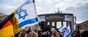 Gegen Antisemitismus: Demonstrationen in Berlin 